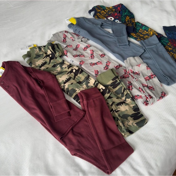 Old Navy Other - Set of 5 pairs Old Navy Toddler Boys Pajamas NWT